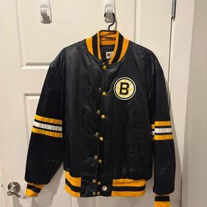 Vintage Boston Bruins satin sports jacket